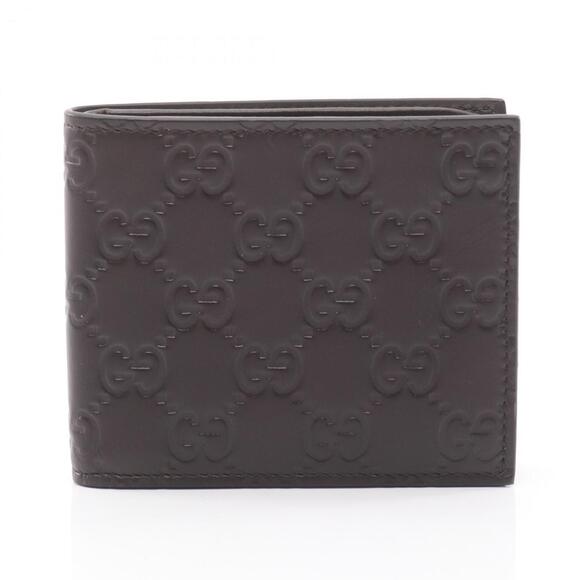 Gucci Guccissima Men's Leather Wallet in Brown